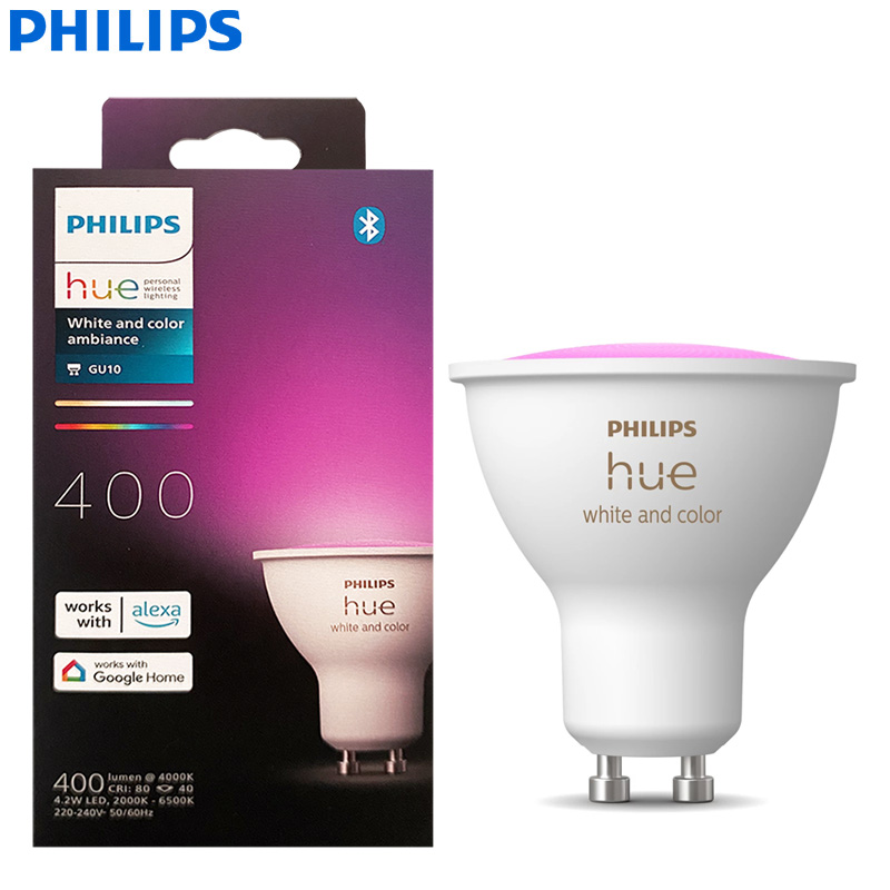 Philips Bulb Hue - Philips Hue GU10 Spot LED intelligent