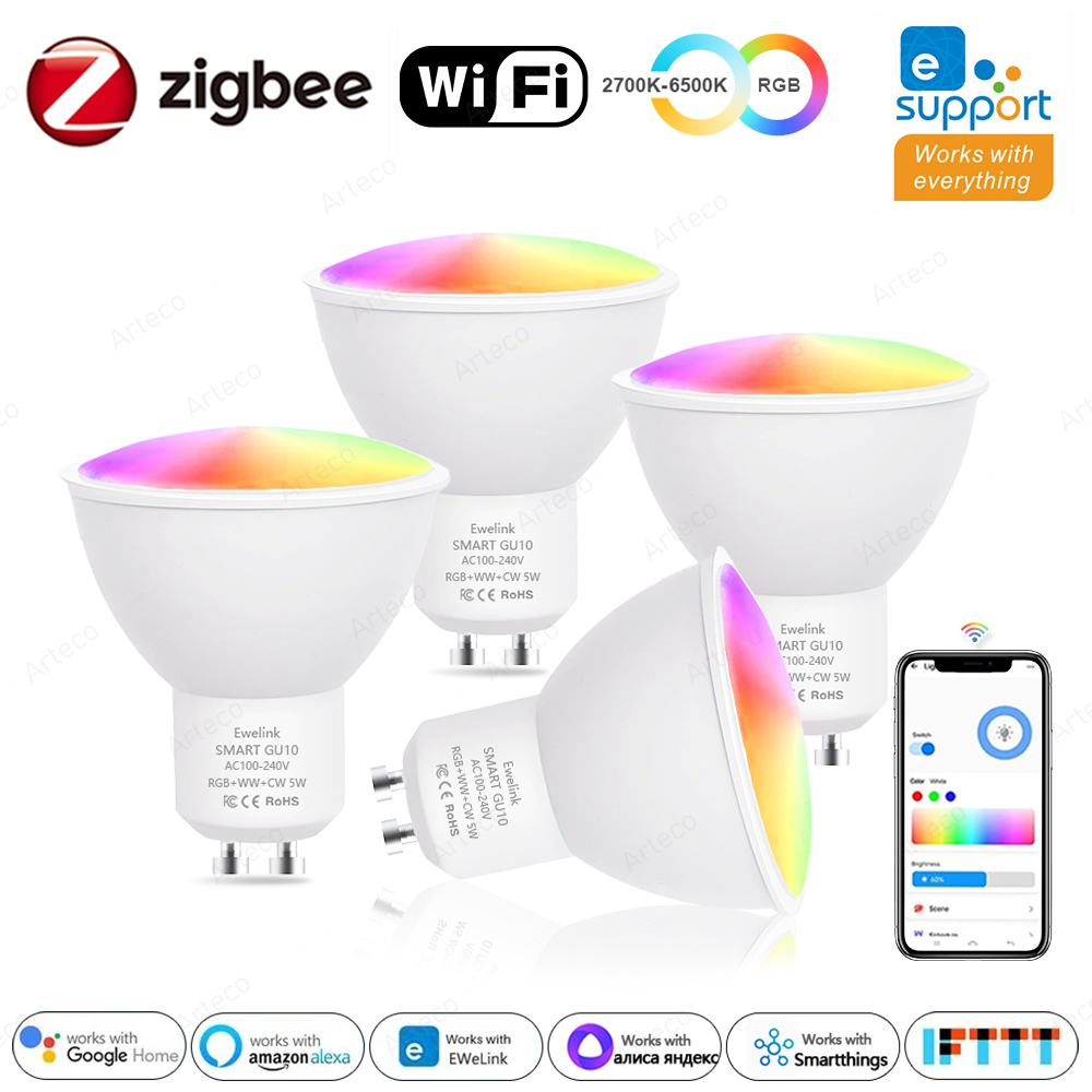 Philips Bulb Hue - Ewelink GU10 Zigbee ampoule LED WiFi