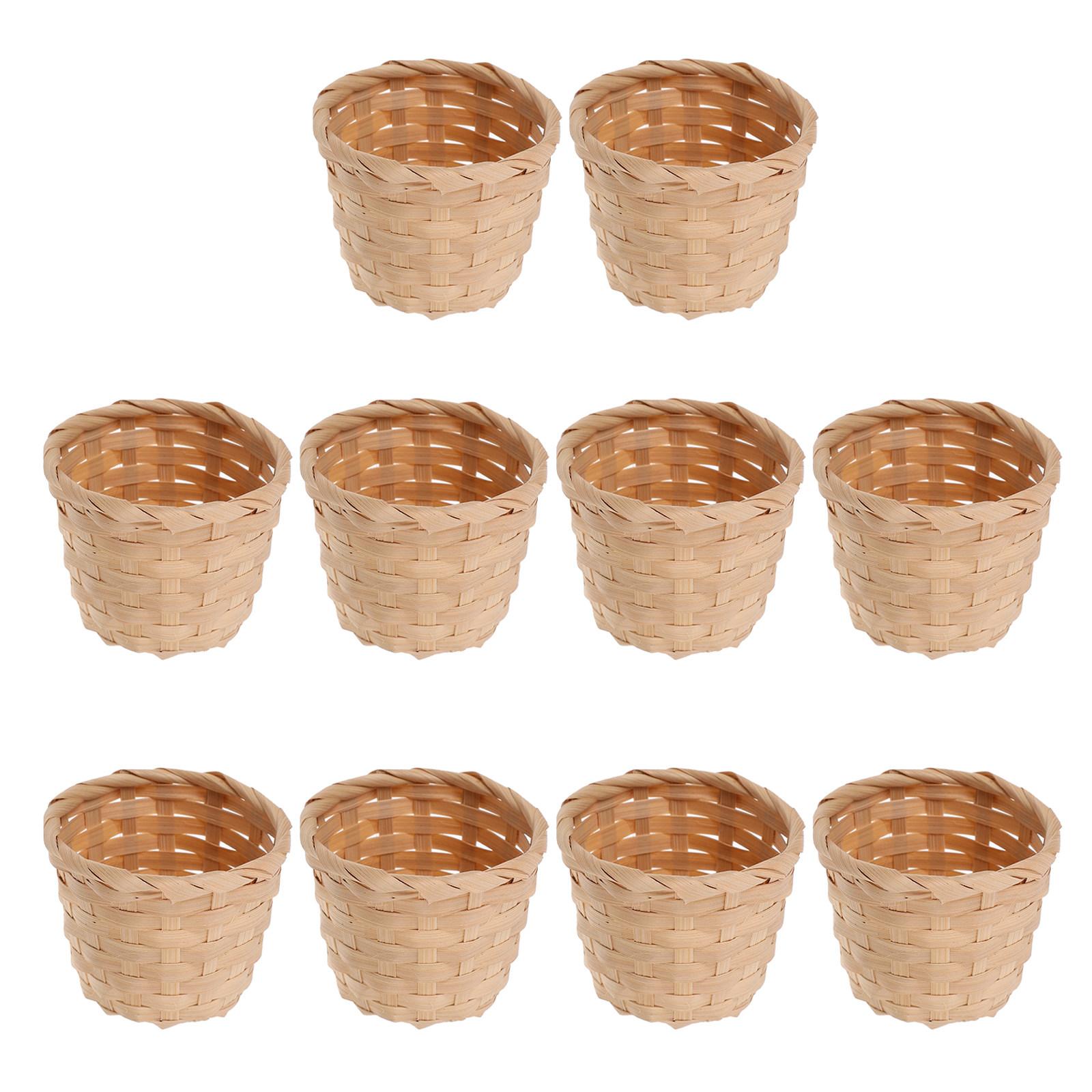 Lot de 10 paniers tissés en ba - Sustainable Living Officer avis et prix